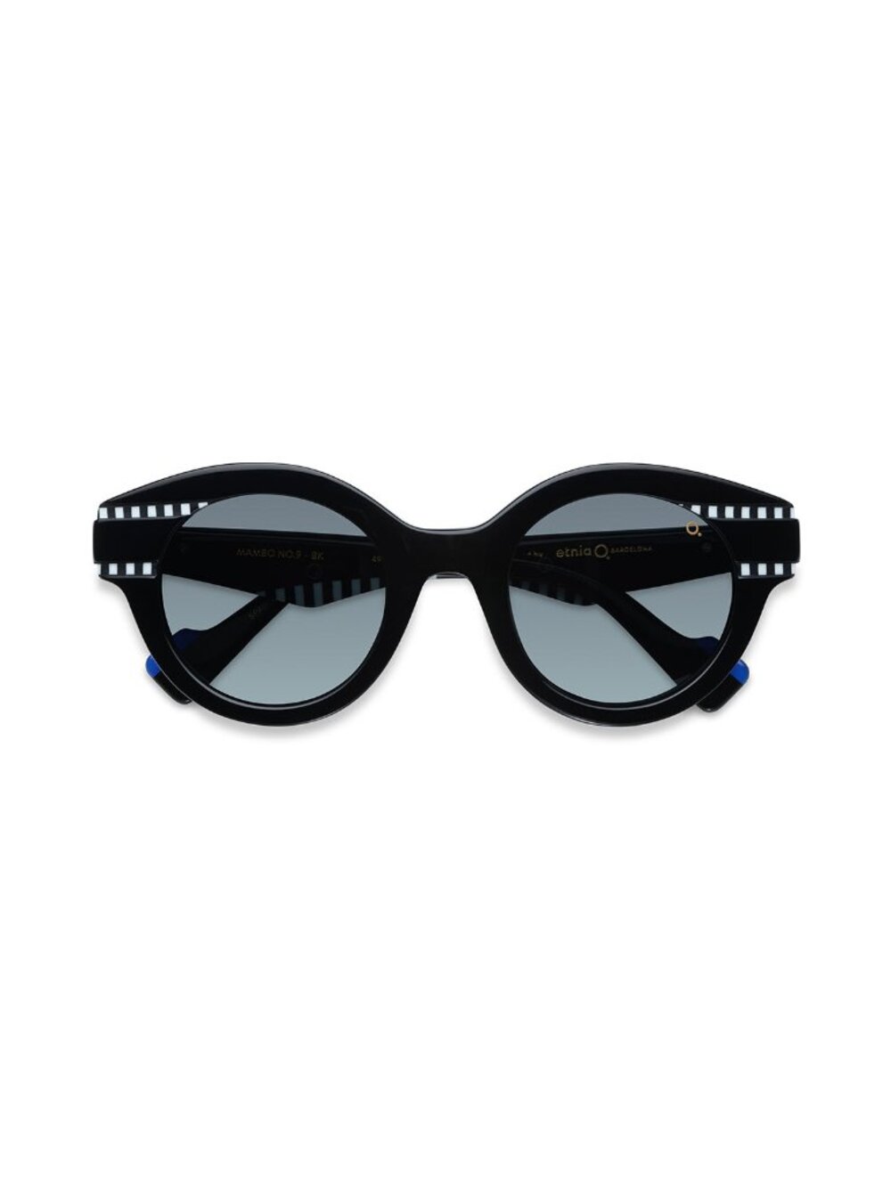 New Etnia Barcelona Women's Sunglasses Black Acetate Frame MAMBO NO.9 BK 49